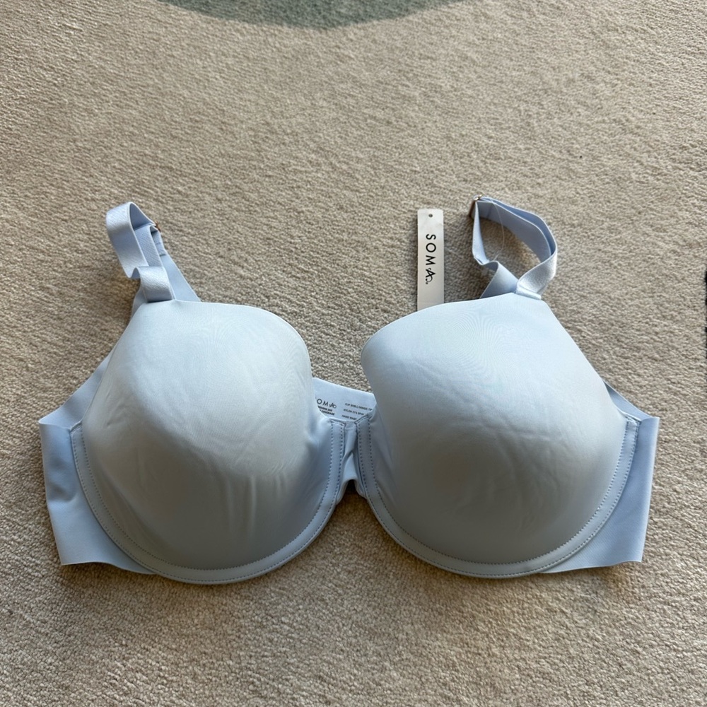 Soma Light Blue Molded T-Shirt Bra